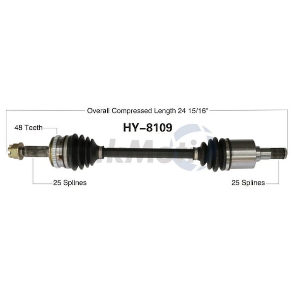 Surtrack Axle Cv Axle Shaft, Hy-8109 HY-8109 - main